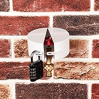 Vista 10 de Cerradura antirrobo para grifo al aire libre, cerradura de grifo resistente para jardín/cocina/manguera, evita el uso no autorizado de agua