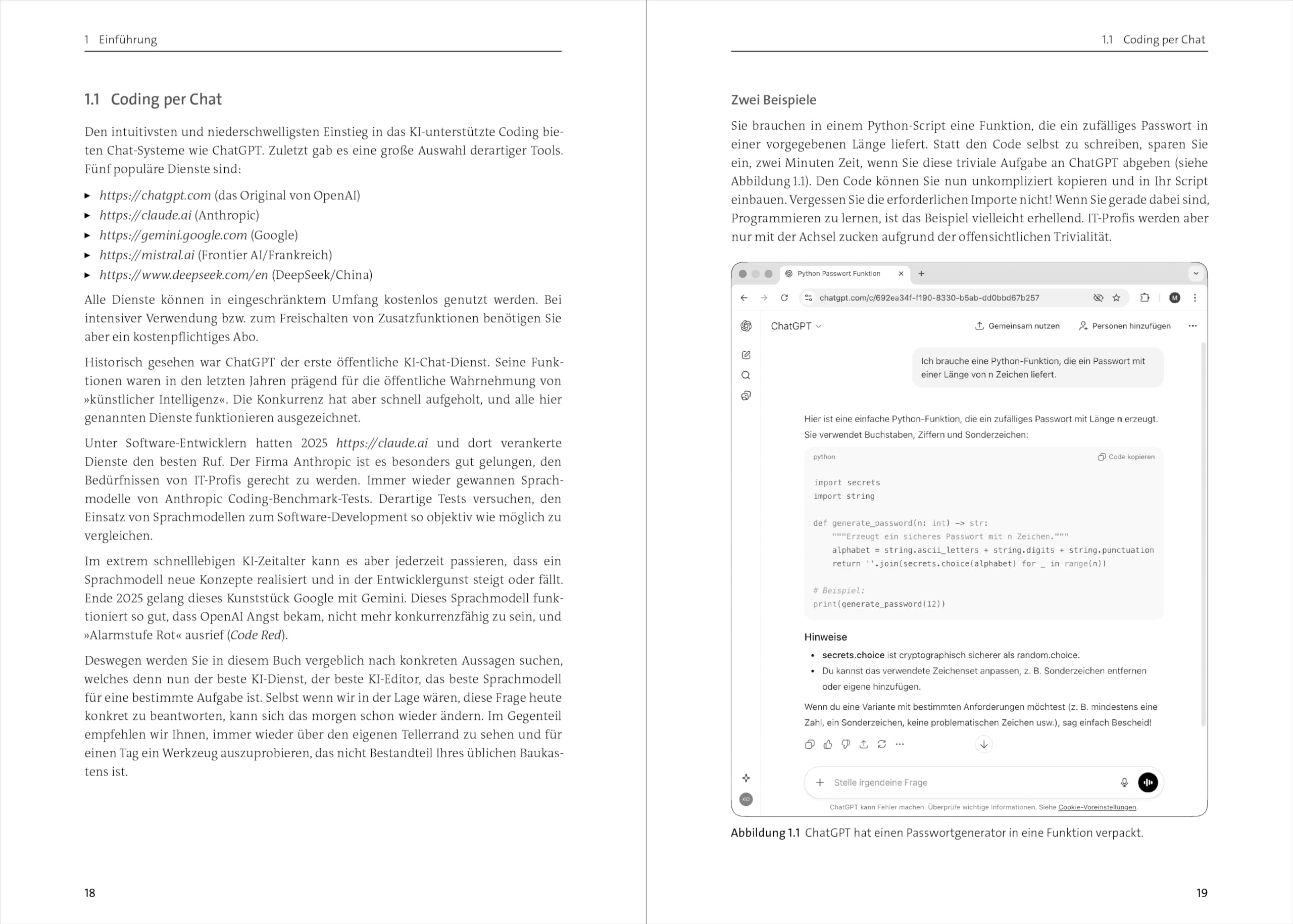 Coding mit KI: Das Praxisbuch für die Softwareentwicklung. Nutzen Sie KI bei IT-Projekten. Prompt Engineering, Agentic Coding und mehr – Ausgabe 2026