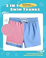 Vista 92 de maamgic Traje de baño para niños con forro de compresión elástico para niño Yema de Huevo Coco