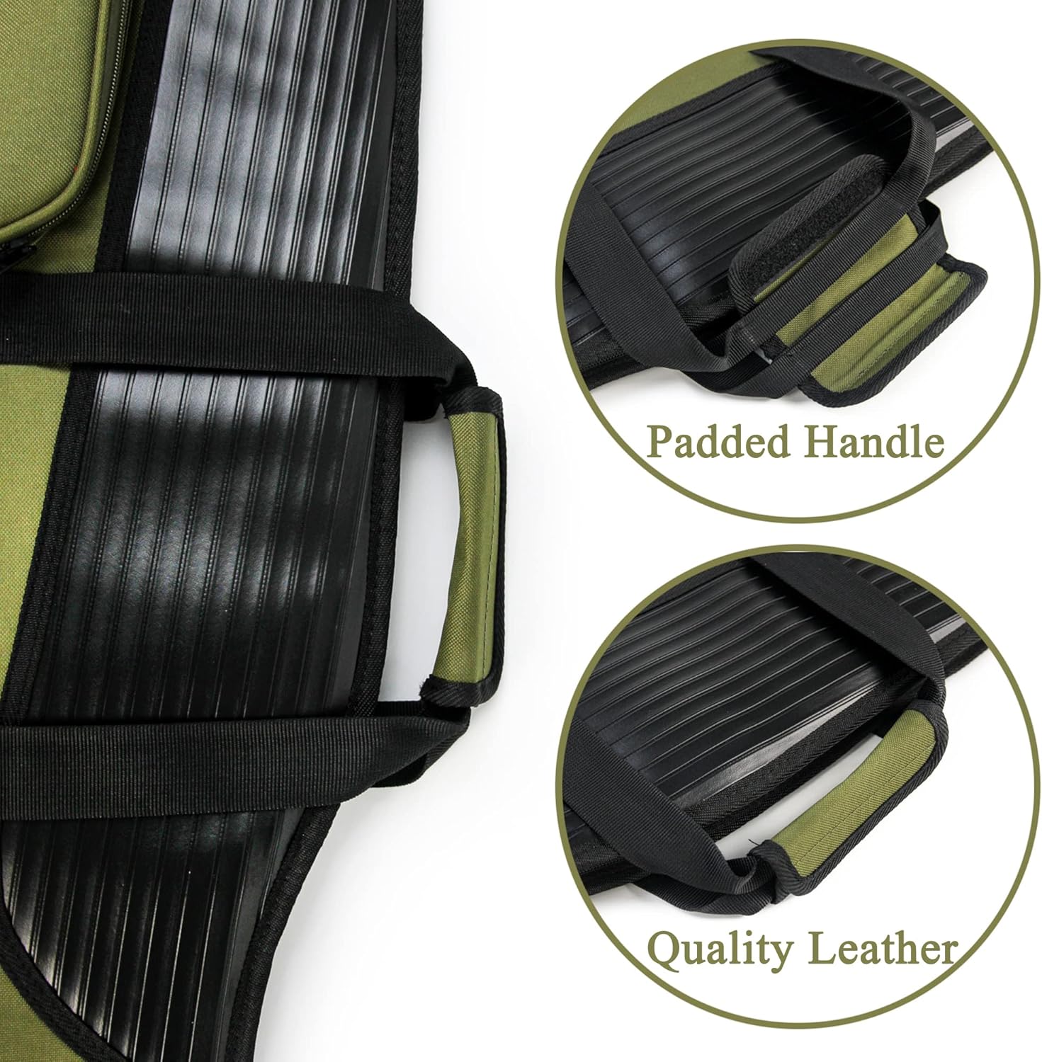 GUGULUZA Padded Rifle Case, Soft Shotgun Bags, Water-Resistant Tactical Gun Storage Case for Carrying 40/46/48/50 inch Shotgun & Scoped Rifles