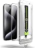 Ehr. Glass Compatible with iPhone 15 Pro Max, Providing Maximum Protection Against Impact and Easy Application Apparatus, Leaving No Dust on the Phone (iPhone 15 Pro Max)