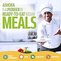 Vista 8 de Ashoka Meals 1932, kit de comida para calentar y comer, favoritos de los clientes, certificado Kosher, paquete variado a base de plantas, comida