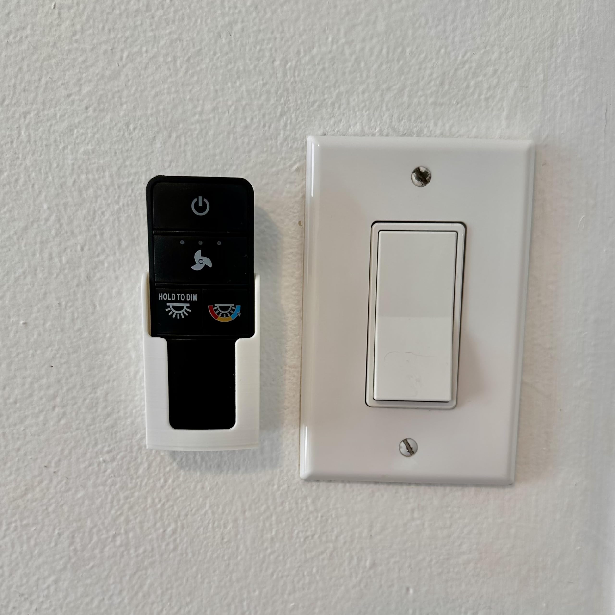 Ceiling Fan Remote Wall Holder For Home Decorators Collection - Black Mount