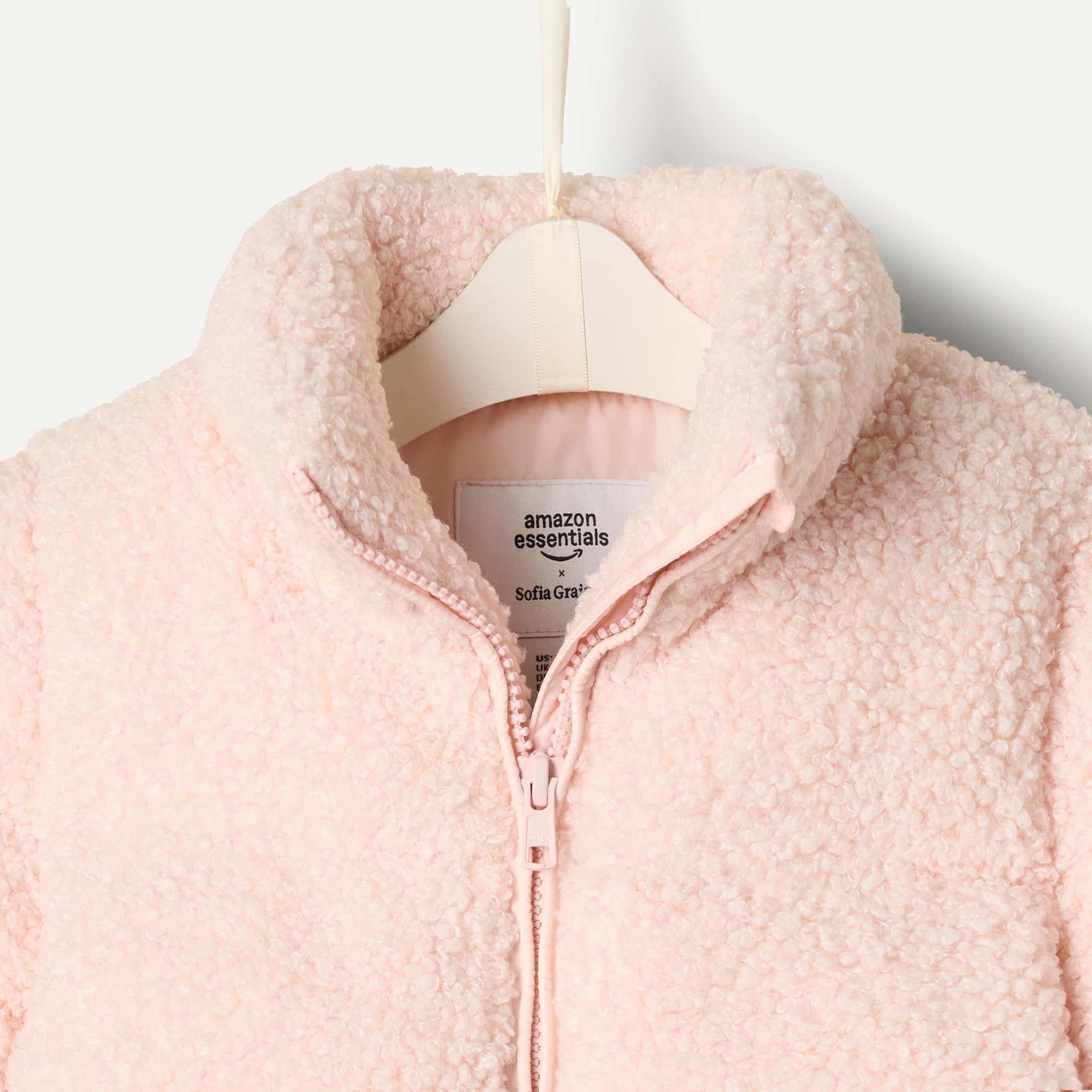 Amazon Essentials Unisex bebé Abrigo Acolchado de Peluche