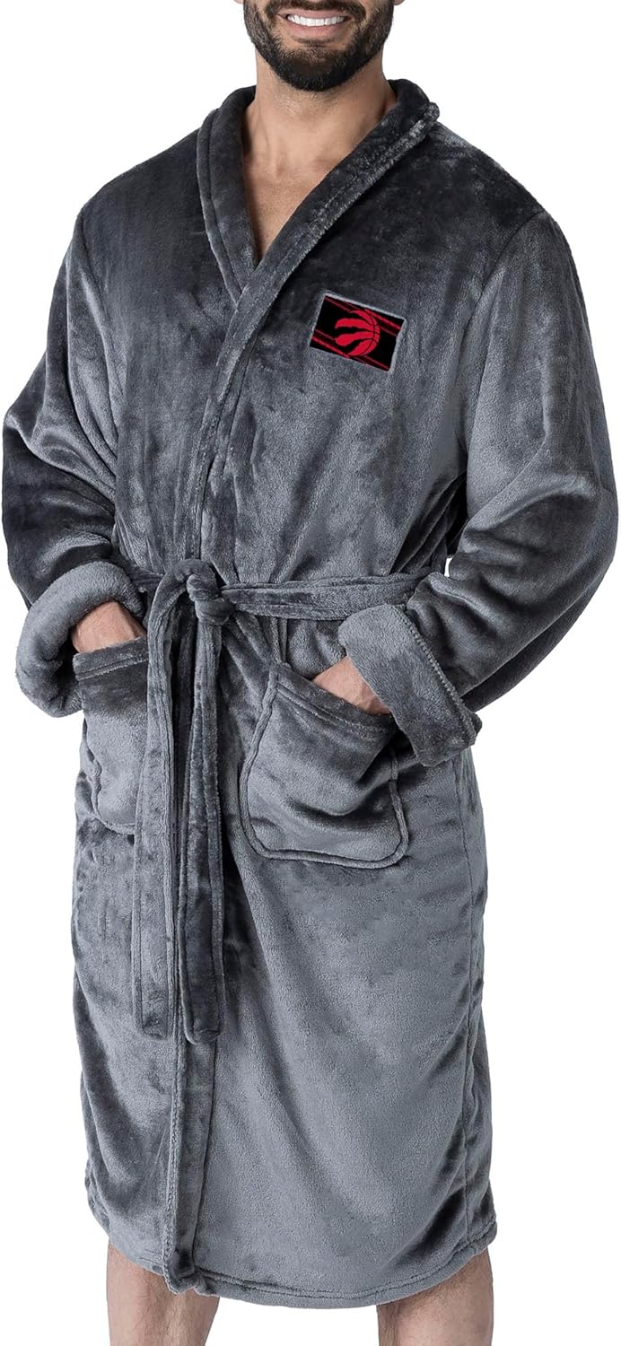 Northwest NBA mens Transfer Patch Silk Touch Robe