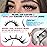 Focipeysa Spike Lash Clusters with Bottom Lashes 11-21mm Individual Lash Extensions Manga Premade Fan Eyelashes Extensions Wispy Eyelashes Extension Cluster DIY Wispy Lash