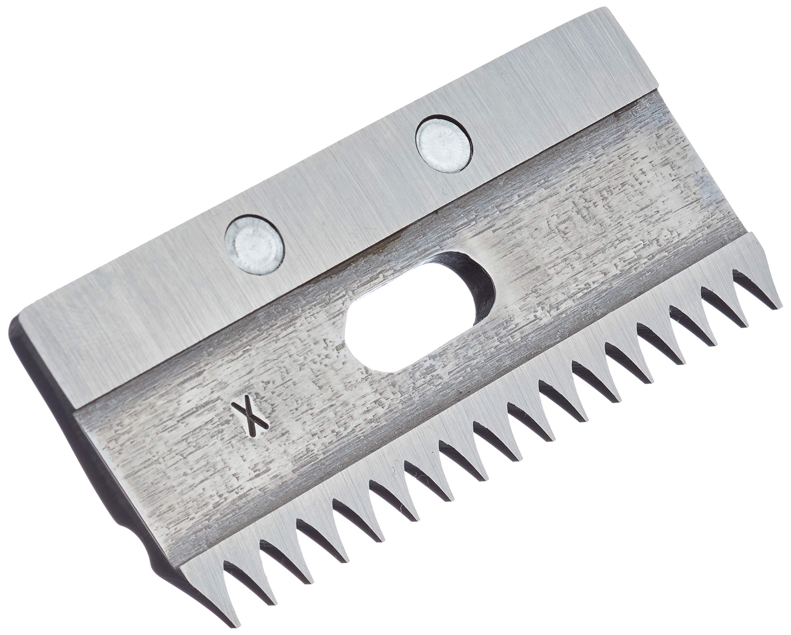 Hauptner 86833000 Standard/Nachschur-Oberkamm 17 Zähne (Pferd), Silber