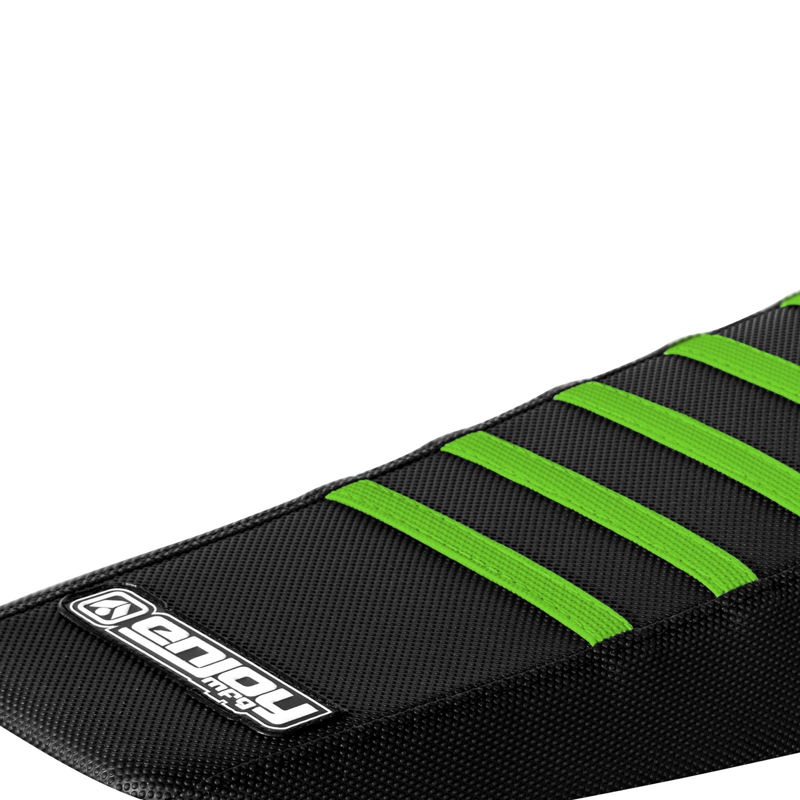 Enjoy Mfg Seat Cover - Compatible Fit for 2004-2013 Yamaha YFZ 450 Quad ATV #200 (Blue Sides/Black TOP/Blue Ribs)