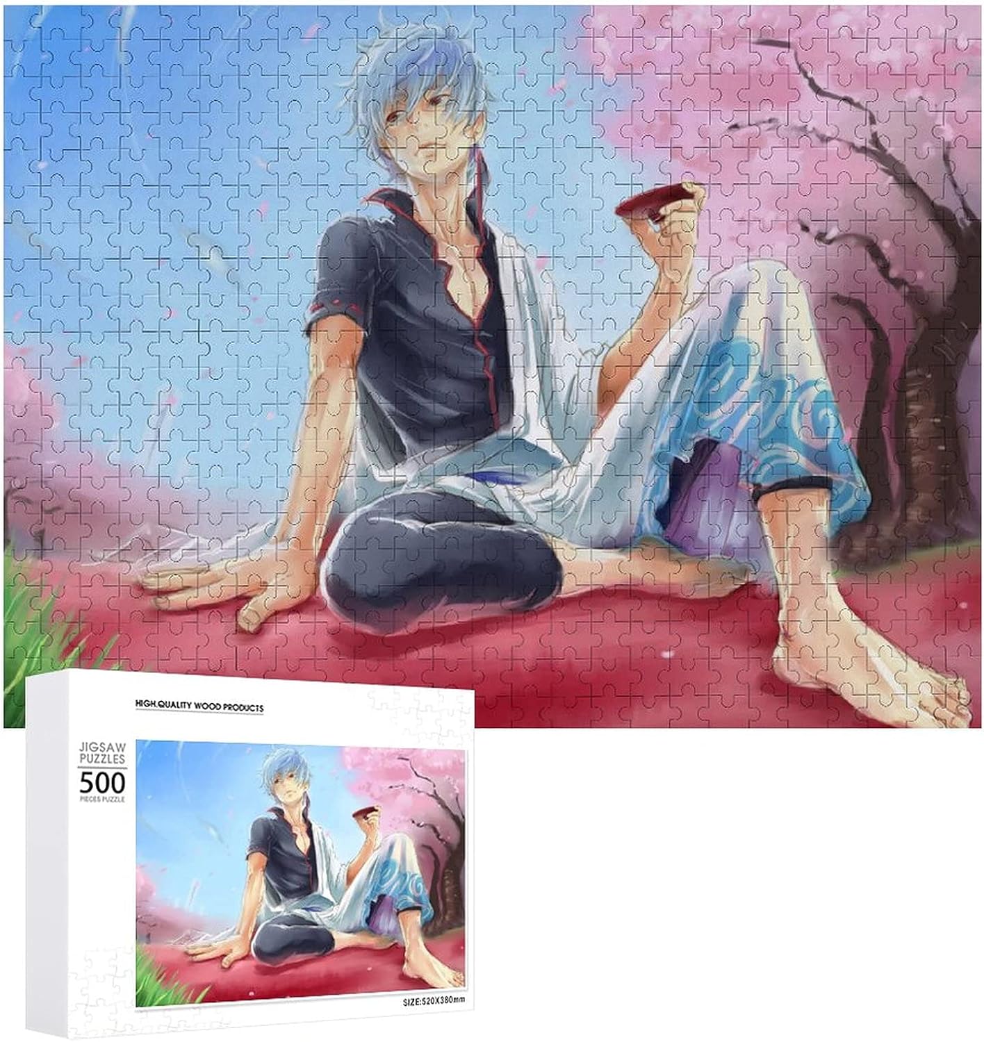 ［希少、廃盤品］銀魂　モザイクアートパズル Amazon.co.jp: エンスカイ 1000ピース ジグソーパズル 銀魂