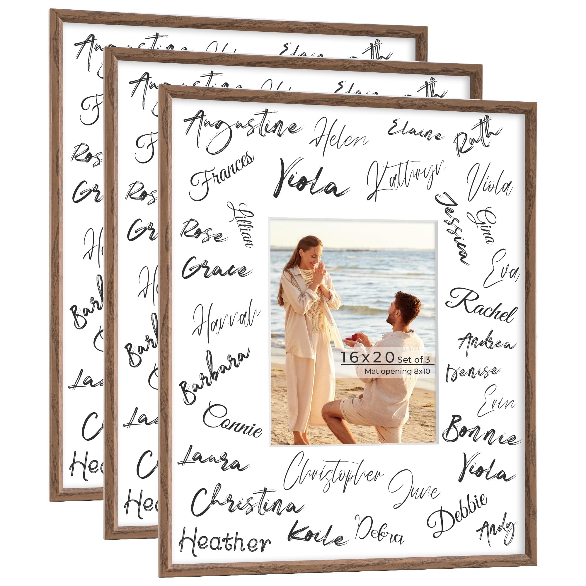 Amazon.com - Axeman 16x20 Signature Picture Frame with 8x10 White