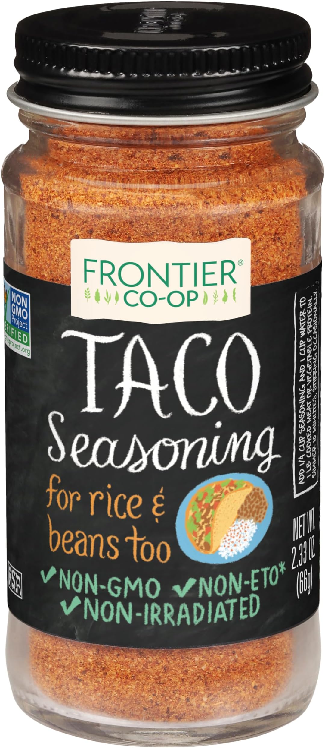 Taco Seasoning, 2.33 oz (66 g)