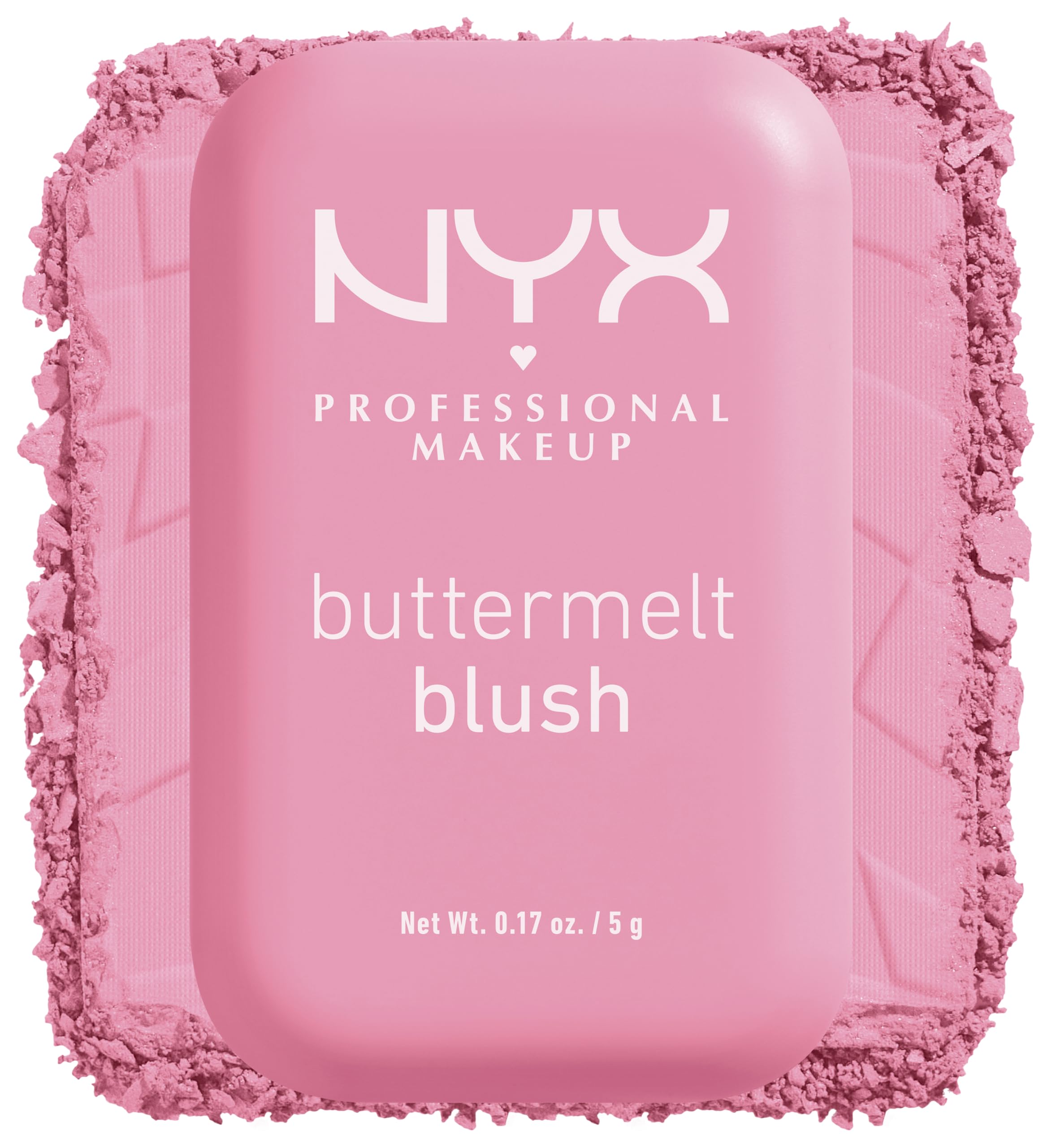 NYX Professional Makeup Buttermelt Blush, Rouge, Cremige Textur mit Shea Butter, Mandelbutter & Mangobutter, Einfach zu verblenden für einen frischen Look, Farbe: 02 Butta Together