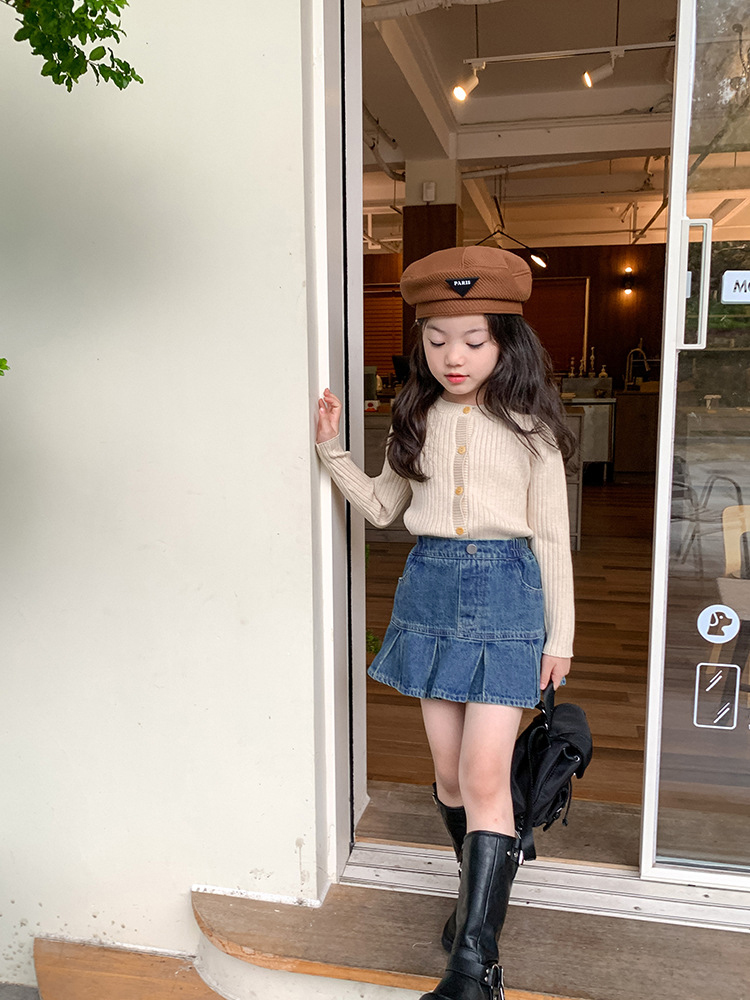 Amazon.com: Flofallzique Toddler Denim Skirt with Shorts Summer