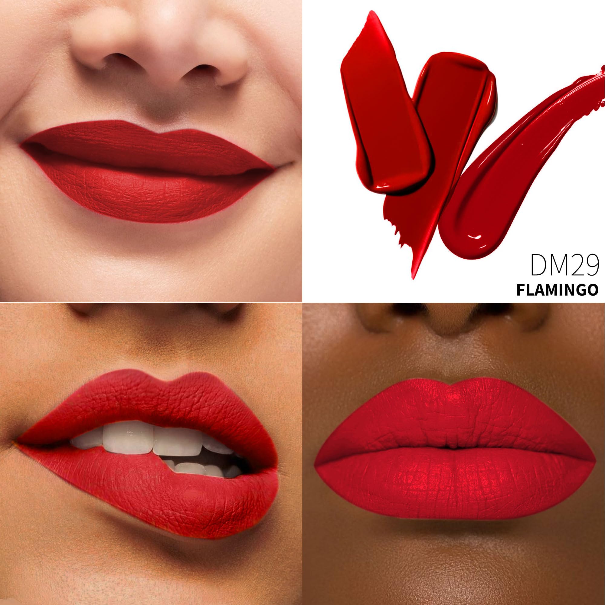 Depuplum Matte Liquid Lipstick - Long-Lasting Waterproof Full Coverage