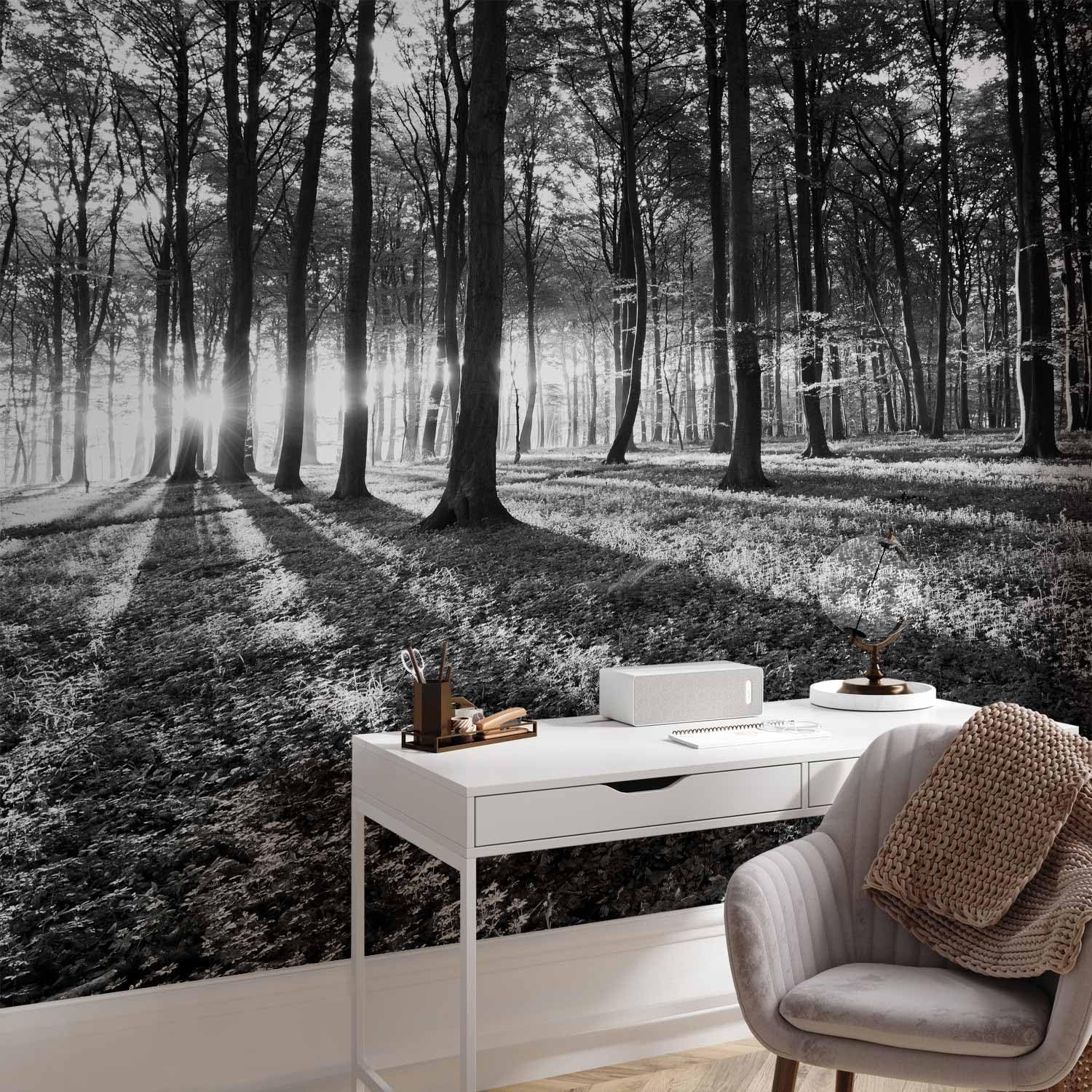 artgeist Wall Mural Forest 197x110 in - XXL Non-Woven Wallpaper Fleece Wall Decor Photo Print Picture Image Design Home c-B-0127-x-c