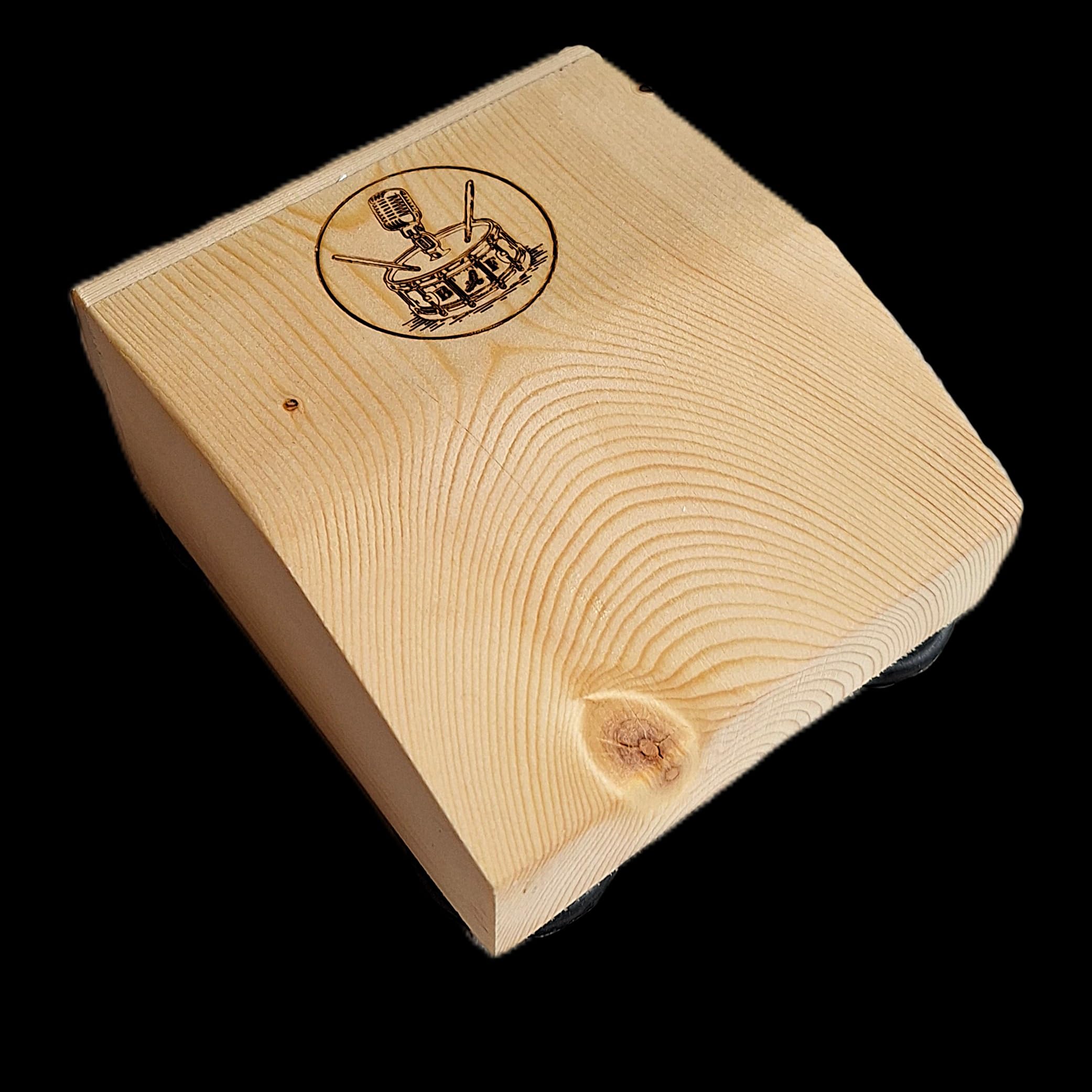 Stompbox compact à bouton-pression, tambour, cajon, Rhyth-Mic M4a2. Bois de pin