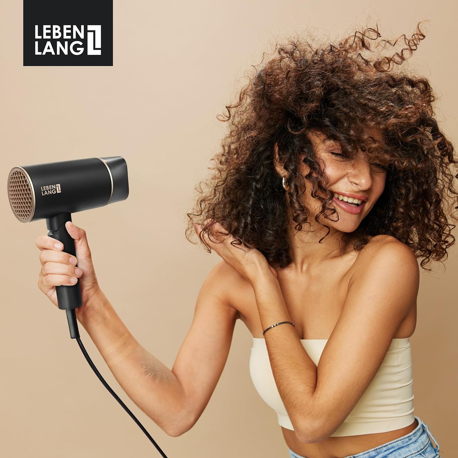 LEBENLANG Ionic Hair Dryer 1875W - Compact, Portable, Lightweight, with Diffuser and Bag for Travel - Image 7