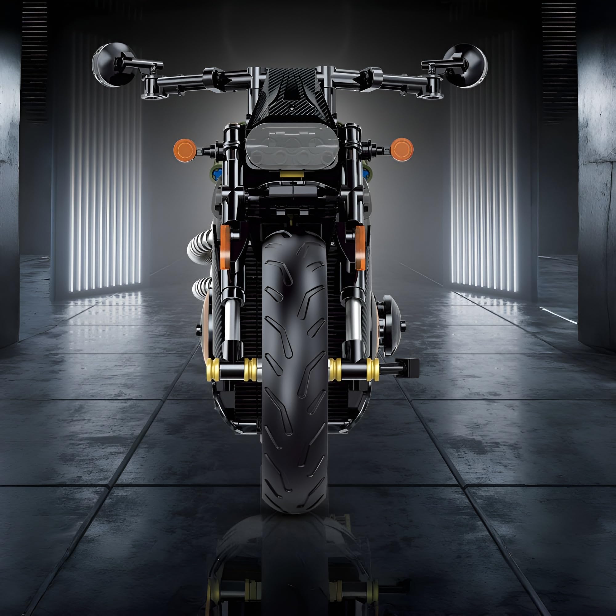 Ebortsin Motorcycle Building Blocks Toys - Image 3