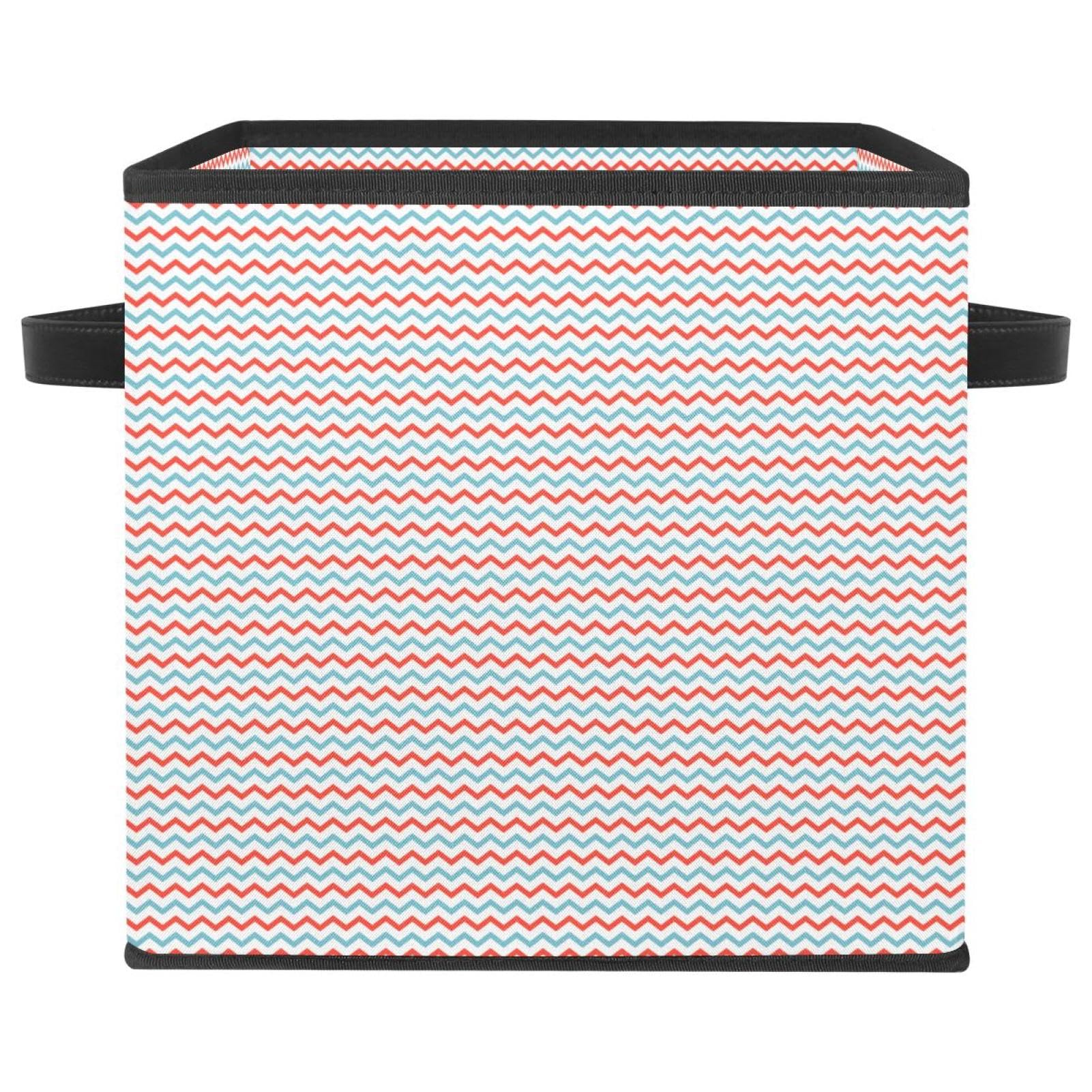 Boîte de rangement cube pliable en tissu panier pour jouets vêtements et livres de Noël