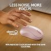 Mouse Bluetooth Logitech M240 Silent, inalámbrico, compacto, portátil, seguimiento suave, batería de 18 meses, para Windows, macOS, ChromeOS, compatible con PC, Mac, laptop, tablets - Rosa ECOLOGO 3