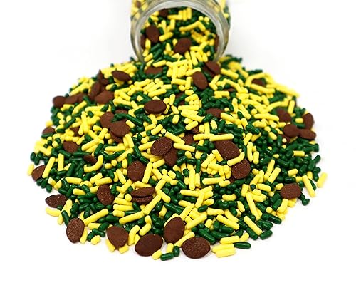 Miniatura 22 de Mystic Sprinkles The Big Football Game Jimmy Mix Botella de 3 oz (mezcla de espolvorear azul y amarillo, 3 onzas) Mezcla de espolvorear azul