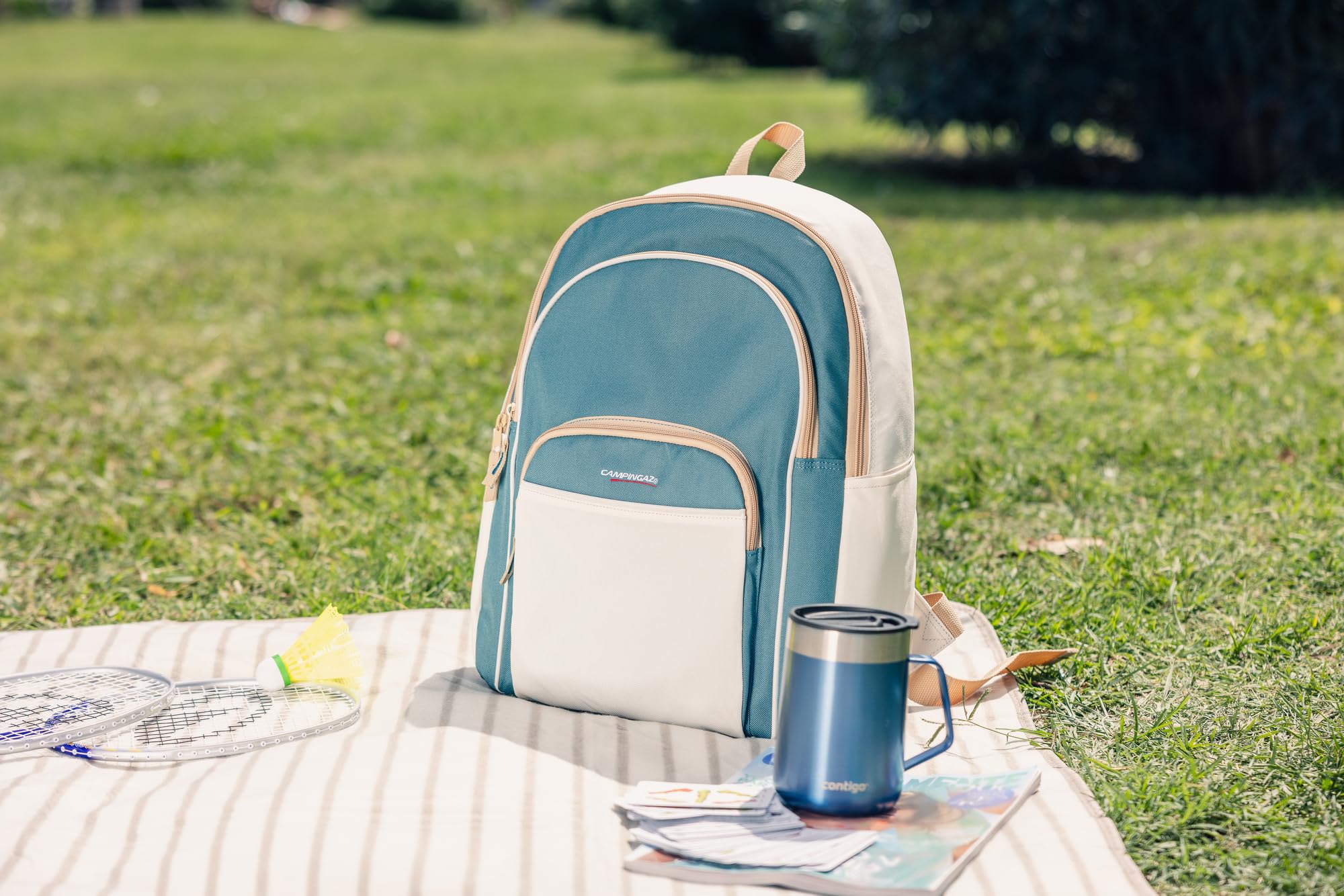 Campingaz Fold'n Cool 20 L Zaino Termico, utrzymuje jedzenie i napoje zimne do 13 godzin, lekki i składany