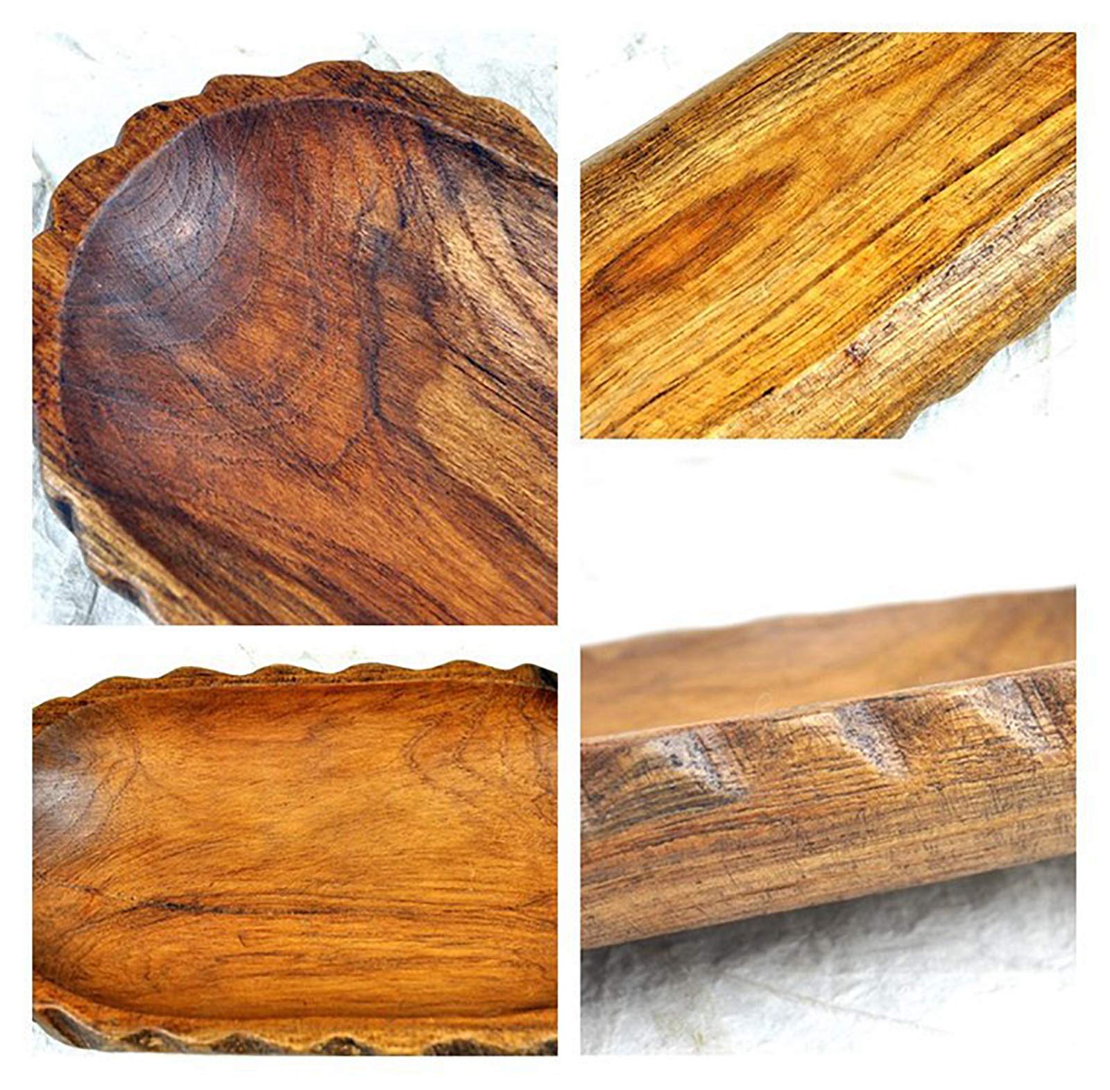 Ciotola decorativa per impasto in legno Hanobe