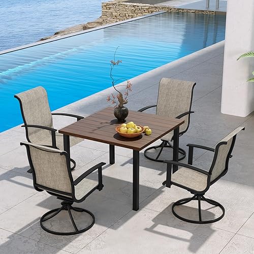 Grand patio 5-Piece Outdoor Dining Set for 4, Patio Dining