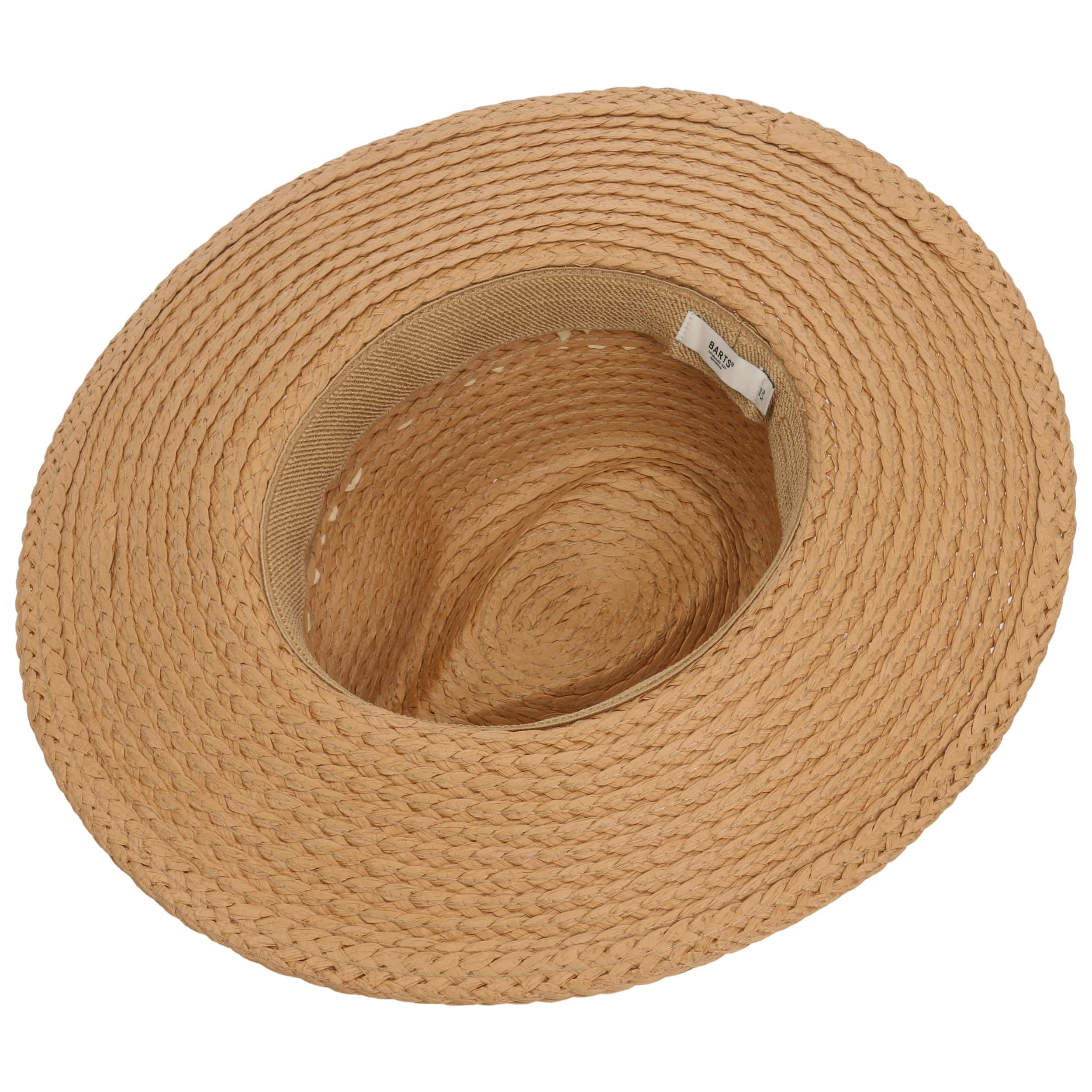 Barts Wandeer Strohhut Sommerhut Sonnenhut Strandhut Gartenhut Damen/Herren - mit Futter Frühling-Sommer Frühjahr Sommer