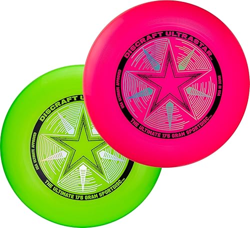 Miniatura 20 de Discraft Ultrastar Ultimate Discs 1 y 2 paquetes, tamaño estándar, para juegos competitivos e informales Negro