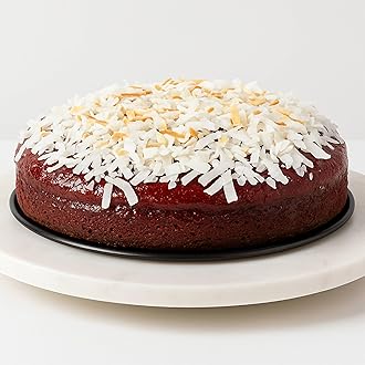 Luxurious Sugar-Free 9" Raspberry Chocolate Truffle Coconut Cake, Handcrafted for Creamy Perfection, Ideal Gift - 2.8 lbs