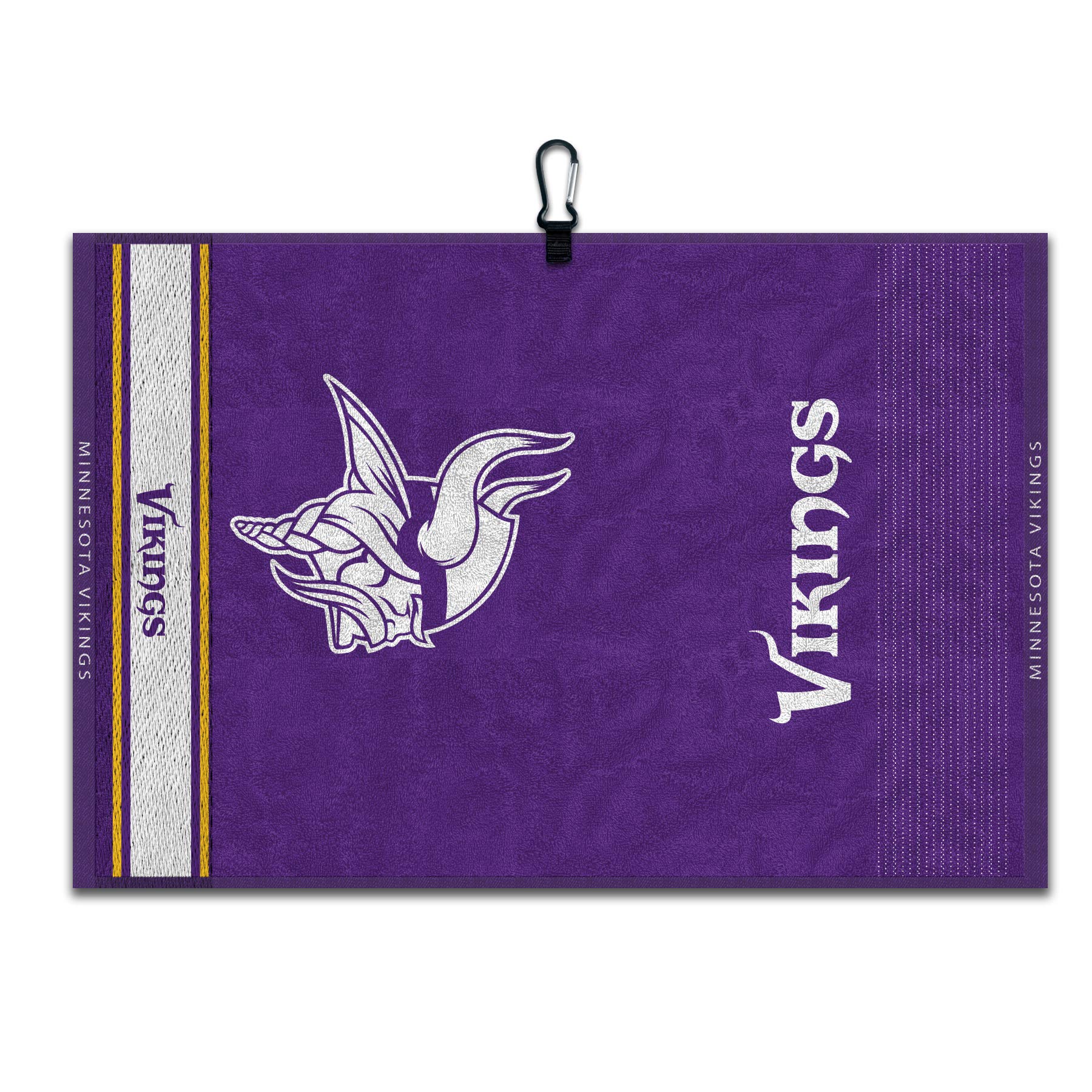 Team Effort Minnesota Vikings Face/Club Jacquard Golf Towel