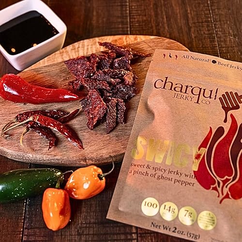 Miniatura 5 de Swicy - Cecina de res dulce y picante - 6 bolsas - Super tierna, sabor audaz, alta proteína, baja en carbohidratos, baja en cal, carne seca de res