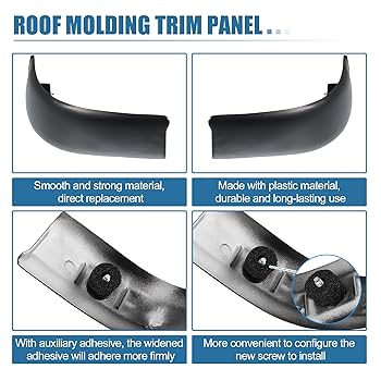 フレンチ Amazon.com: Upgraded Roof Molding, 2 Pcs Left & Right Roof