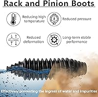 Vista 6 de Kit de funda para cremallera de dirección, fundas universales para cremallera de dirección y piñón, juego de fundas para varilla de unión