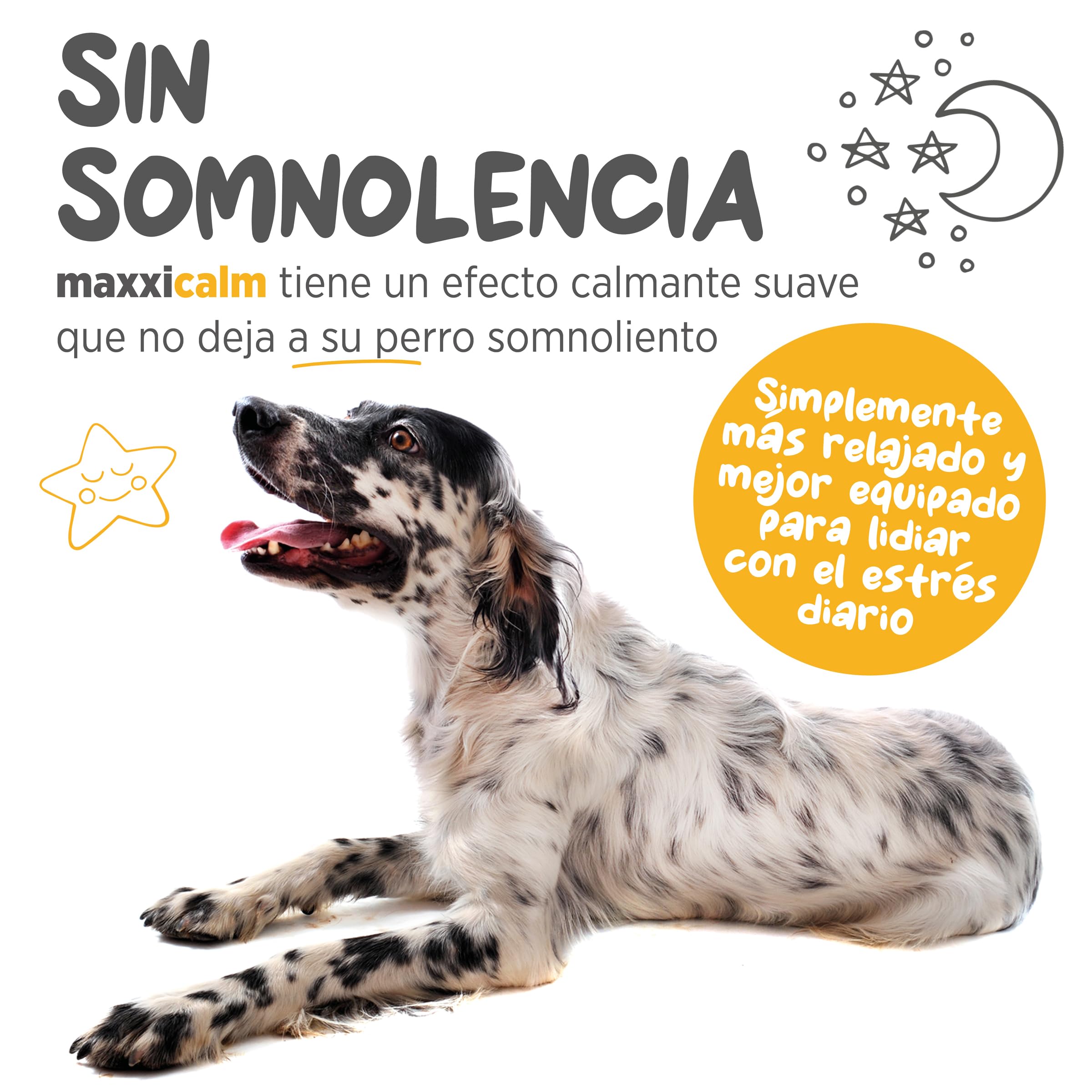 maxxipaws maxxicalm Calmante Perros - Ansiedad & Estrés - 120 Comprimidos