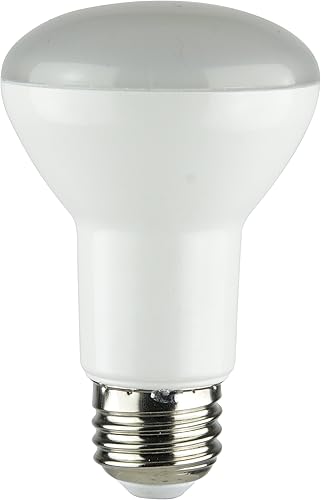 Miniatura 2 de Sunlite R20LED8WDIMES30K6PK 3000K LED blanco cálido R20 8W, 40 W de repuesto de bombillas reflectoras esmeriladas con base E26 mediana (paquete de 6)