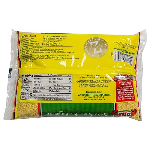 Miniatura 5 de Ziyad Bulgur fino de trigo agrietado número 1 relleno de pan perfecto para migas de pan avena tabúules kibbeh curries 32 onzas