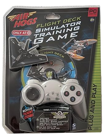 Air Hogs Flight Deck Simulator Training Game PC Plug and Play
