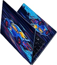 Namo Arts Full Body Laptop Skins Sticker Laminated HD Quality Vinyl fits Upto 15.6 inches Compatible with Dell, Lenovo, Acer, HP, Asus - Porsche 61