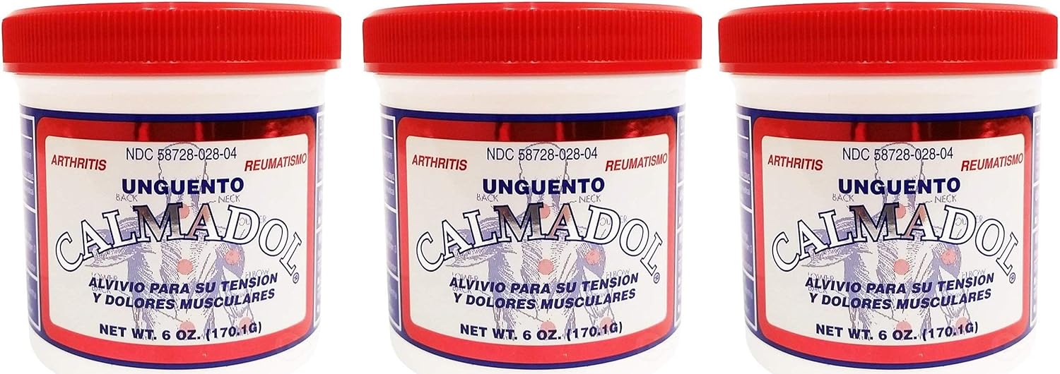 Birsppy Calmadol Arthritis & Muscle Relief Ointment 6 oz (6 Oz x 3 Pk)