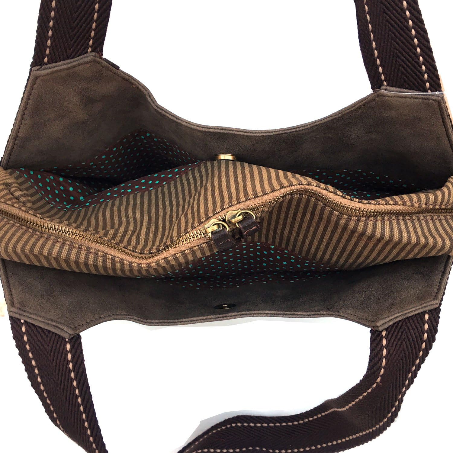 CHALA Handbags large Tote Bag with Doggie Key fob (835GY) (Chihuahua)