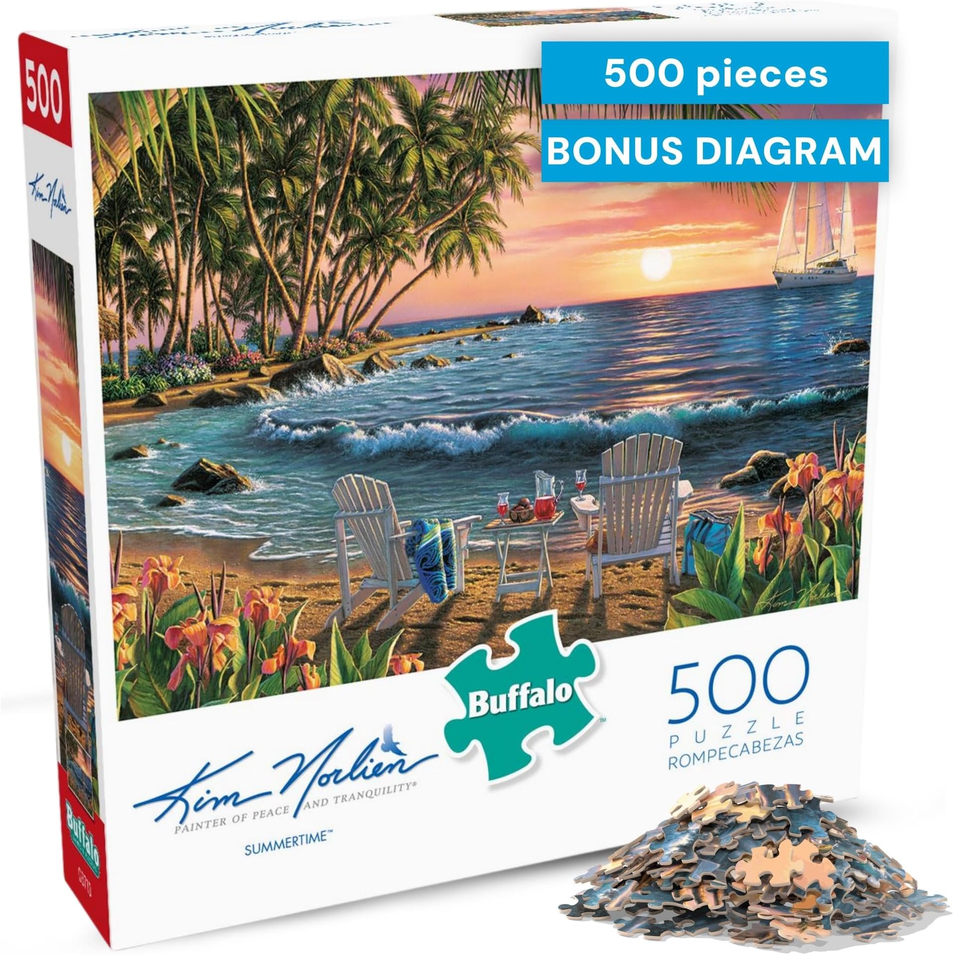 Buffalo Games - Summertime - 500 Piece Jigsaw Puzzle