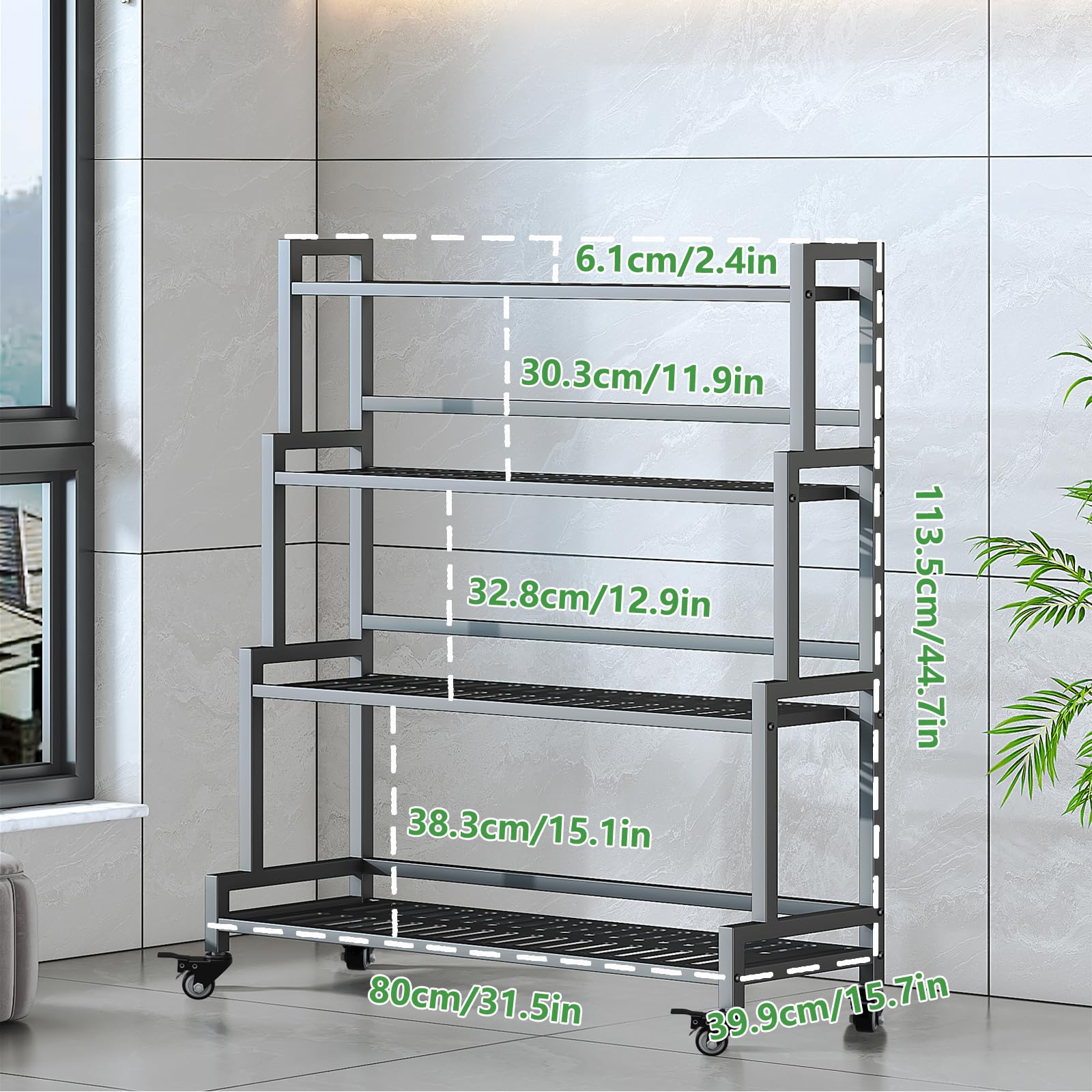 Amazon.com: YIZAIJIA YIZAJIA Plant Stand Indoor 4 Tier Metal