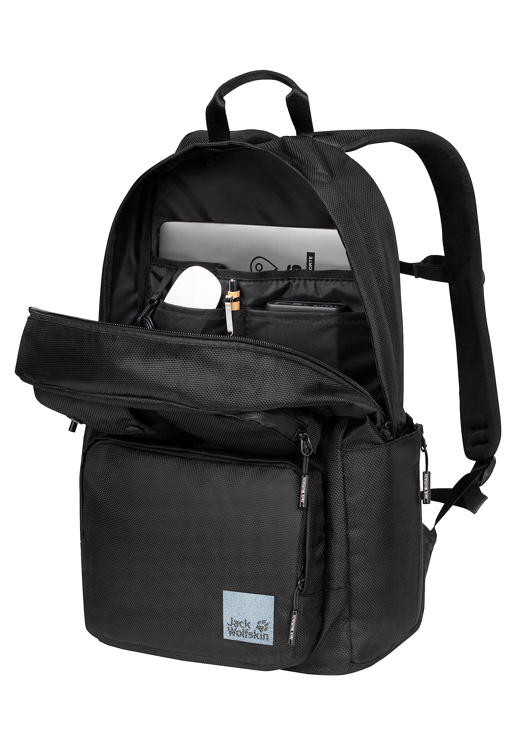 Jack Wolfskin Unisex – Plecak Dziecięcy London Backpack, Ultra Black, One Size