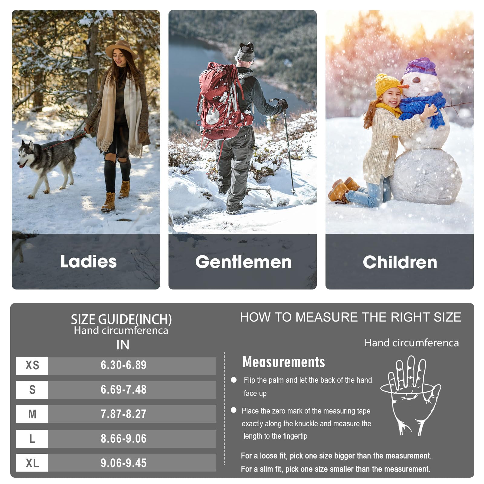 Rahhint Guanti senza dita in lana di alpaca, per uomo e donna, guanti invernali a doppio strato, caldi, antivento, lavorati a maglia, per digitare e guidare