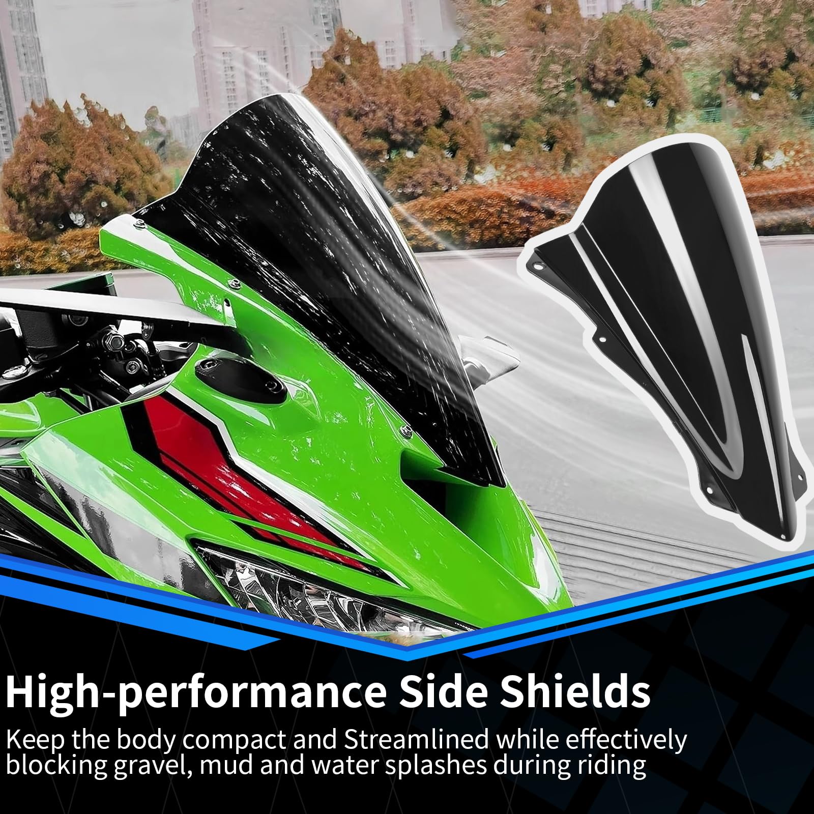 Amazon | GFARDMOTO モーターサイクル ウィンドスクリーン