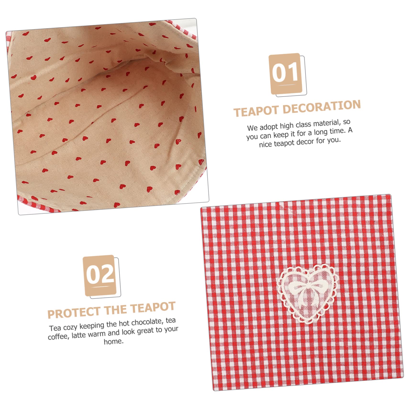 Homoyoyo Insulated Cotton Tea Cozy Cover - Stylish Teapot Protector for Warm Tea & Elegant Home