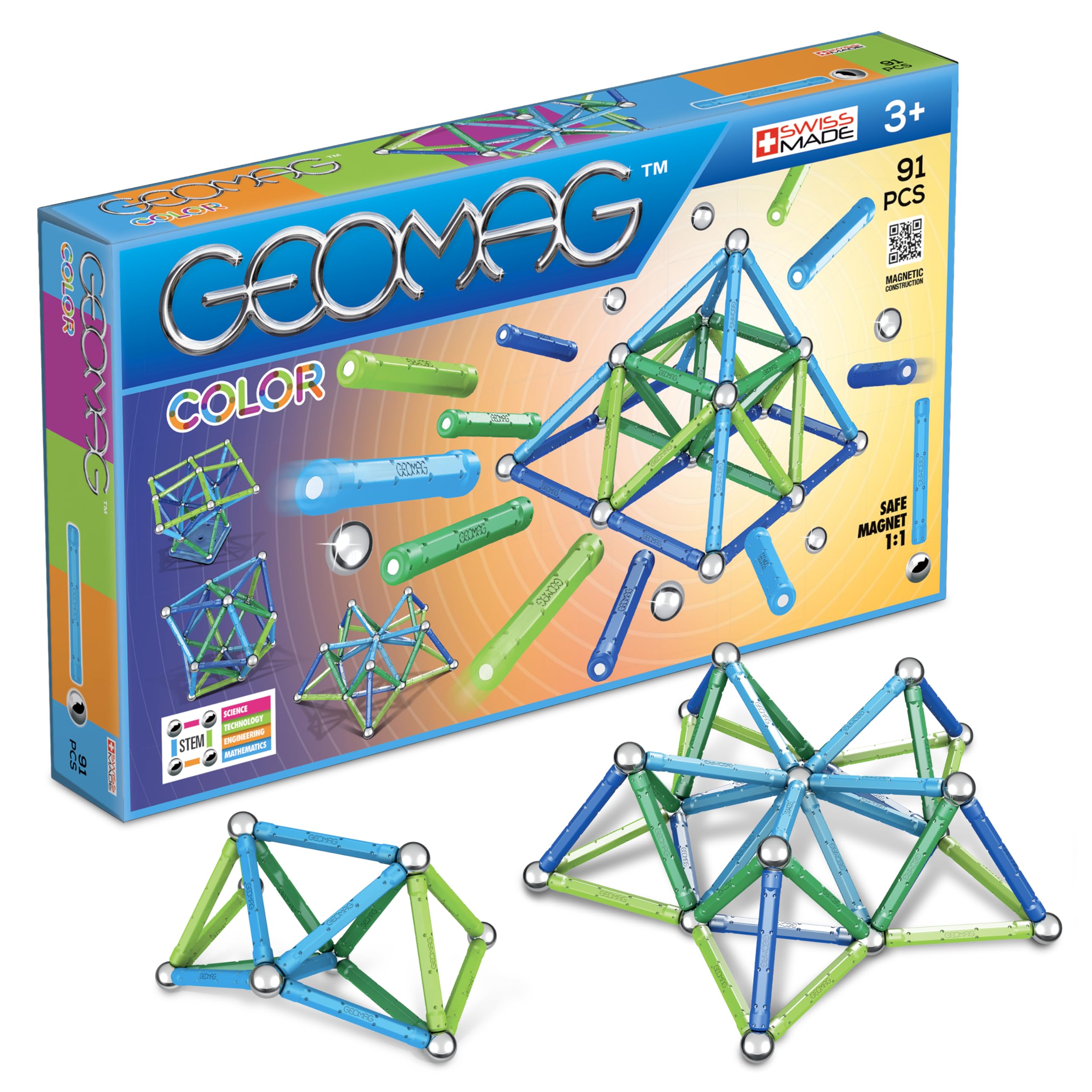 Geomag 263 Building and Construction Toys, Multicolor, 91 Pieces