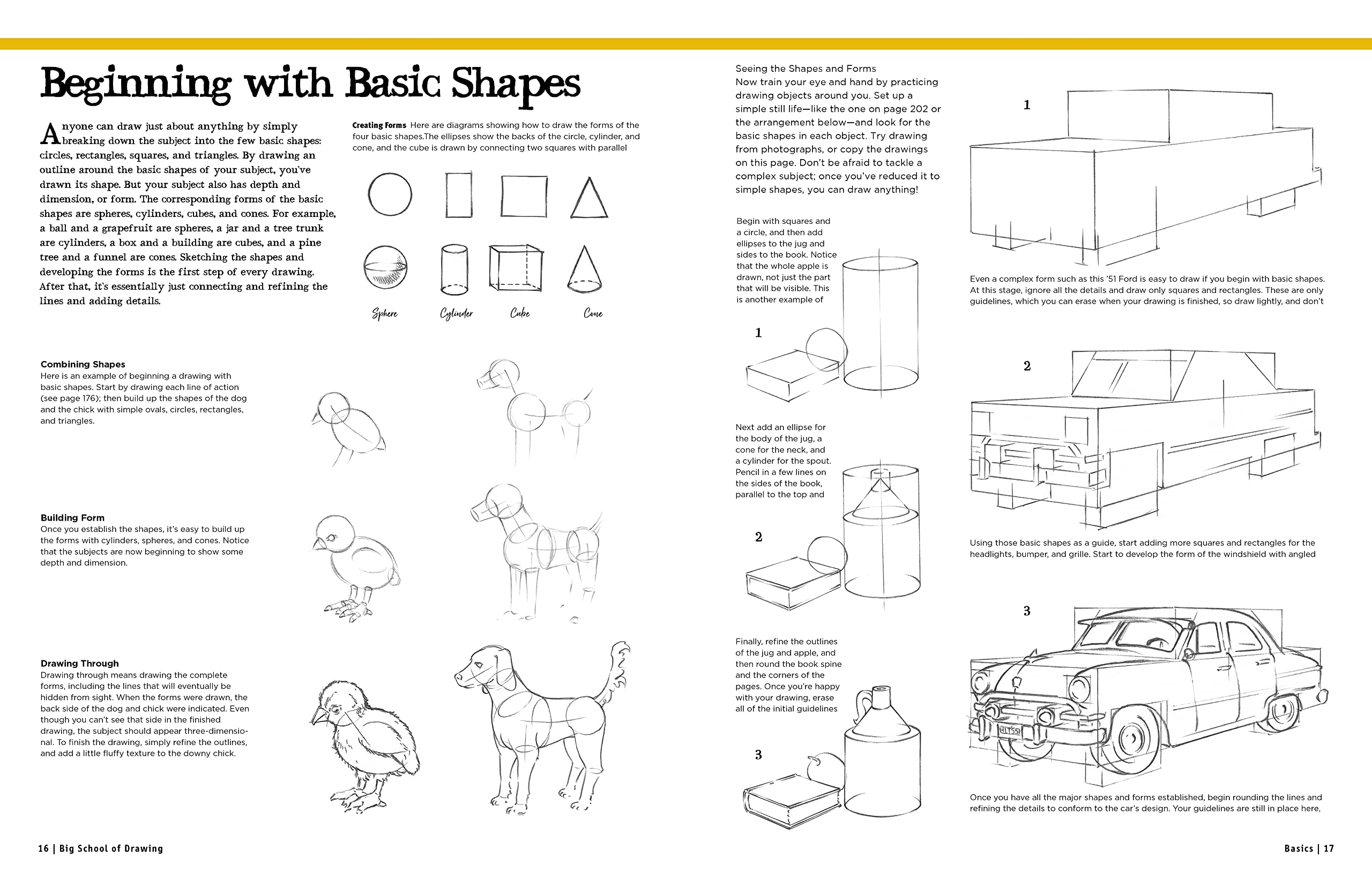 Big School of Drawing: Well-Explained, Practice-Oriented Drawing Instruction for the Beginning Artist: 1